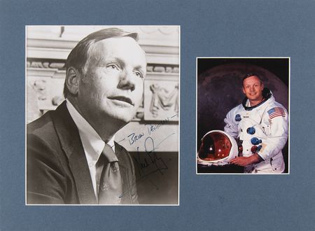 Lot #8236 Neil Armstrong Signed Photograph - Image 1