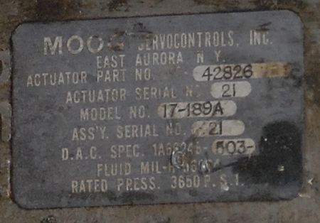 Lot #8477 Apollo/Saturn V J-2 Engine Actuator - Image 3