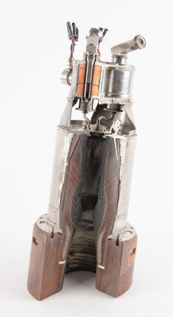 Lot #8473 AS-202: Spacecraft 011 Flown Rocketdyne SE-8 Rocket Engine Cutaway - Image 2