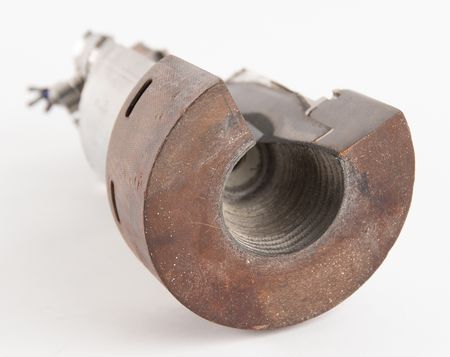 Lot #8473 AS-202: Spacecraft 011 Flown Rocketdyne SE-8 Rocket Engine Cutaway - Image 3