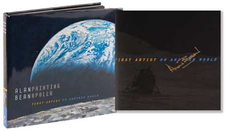 Lot #8261 Alan Bean Signed Book - Painting Apollo - Image 1