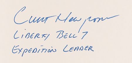 Lot #8060 Curt Newport Signed Book - Lost Spacecraft - Image 2