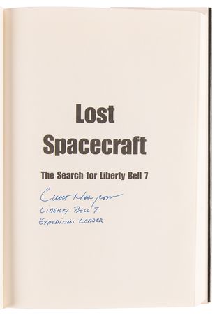 Lot #8060 Curt Newport Signed Book - Lost Spacecraft - Image 4