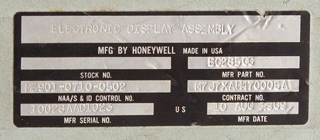 Lot #8466 Apollo Command Module Electronic Display Assembly - Image 5