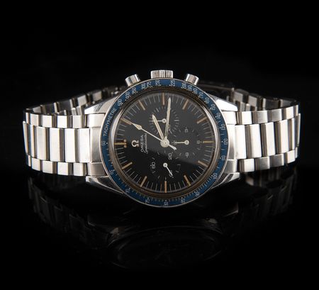 Lot #8032 Wally Schirra’s Omega Speedmaster ‘Ed White’ Professional Moonwatch (105.003-64) with Rare ‘True Blue’ Bezel - Presented to a Project Gemini Medical Director - Image 2