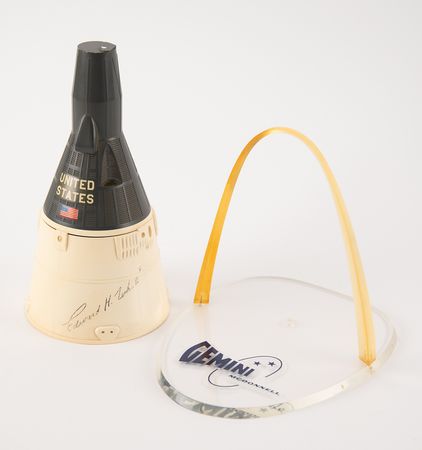 Lot #8127 Edward H. White II Signed Gemini Capsule Model - From the Collection of a Project Gemini Medical Director - Image 1