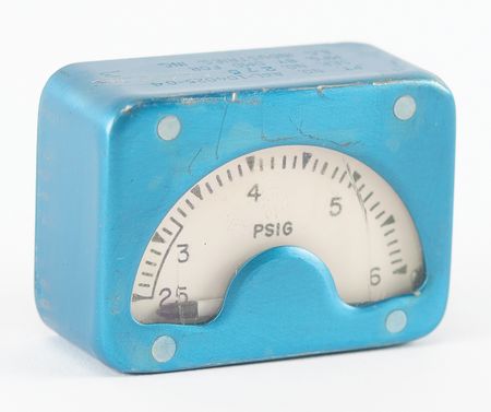 Lot #8481 Apollo 13 Flown Arm Pressure Gauge from CMP Jack Swigert's A7L Space Suit - Image 1