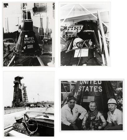 Lot #8090 Gemini (4) Original 'Type 1' Red-Numbered NASA Photographs - Image 5