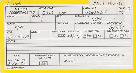 Lot #8576 Spacehab Electric Power System Unit - Image 8