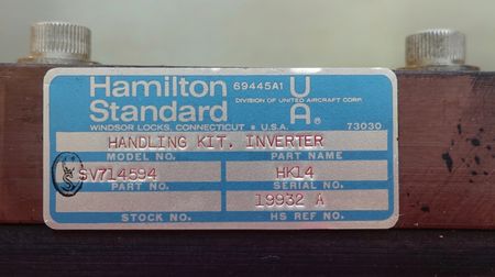 Lot #8478 Apollo Lunar Module AC Power Inverter - Image 3