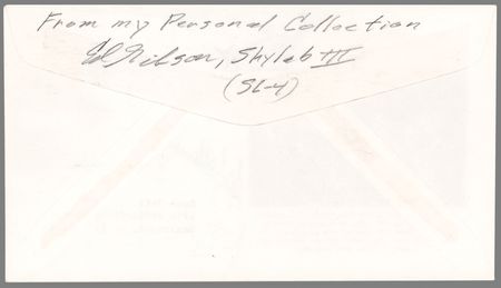 Lot #8198 Neil Armstrong and Michael Collins Signed Commemorative Cover - From the Collection of Skylab Astronaut Ed Gibson - Image 2