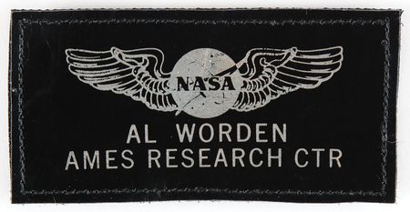 Lot #8364 Al Worden's 'Ames Research Center' Name Patch - Image 1