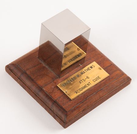 Lot #8600 ATS-6 Satellite Alignment Cube Display - From the Collection of Project Gemini Manager Charles W. Mathews - Image 1