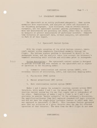 Lot #8035 Scott Carpenter's Postlaunch Memorandum Report for Mercury-Atlas 7 - Image 3