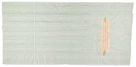 Lot #8042 Gordon Cooper: Mercury-Atlas 9 Original Tracking Station Printout (21st Pass) - Image 1
