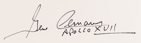 Lot #8405 Gene Cernan Signed Photographic Print (22? x 16?) - Image 2
