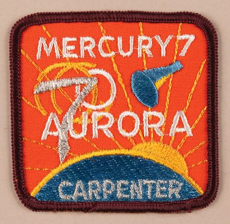 Lot #8566 STS-43 Signed Display with (2) Flown Patches - Presented to Mercury Astronaut Scott Carpenter - Image 3