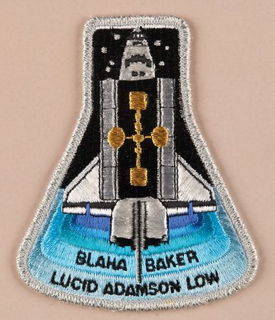 Lot #8566 STS-43 Signed Display with (2) Flown Patches - Presented to Mercury Astronaut Scott Carpenter - Image 4