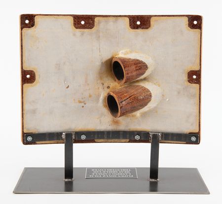 Lot #8587 Soyuz Spacecraft Yaw Thruster Heat Shield Cover - Attested as Flown on Soyuz TM-32 - Image 2