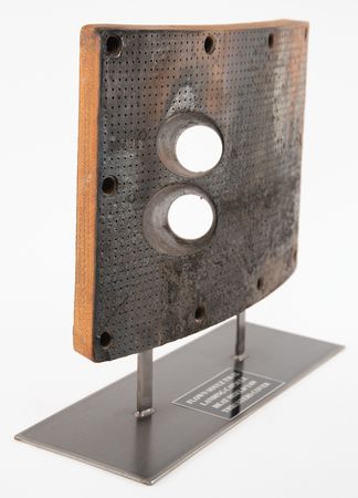 Lot #8587 Soyuz Spacecraft Yaw Thruster Heat Shield Cover - Attested as Flown on Soyuz TM-32 - Image 3