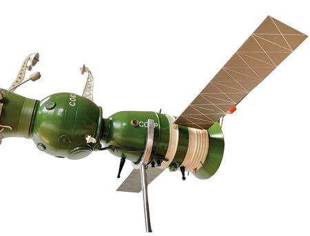 Lot #8609 Salyut 1 Space Station and Soyuz 11 Spacecraft Model - Image 7