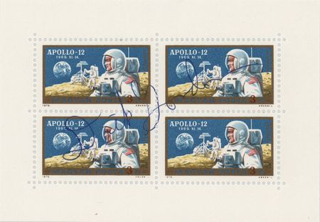 Lot #8426 Astronauts Signed 'Sieger' Stamp Collection (20) with Neil Armstrong - Image 18