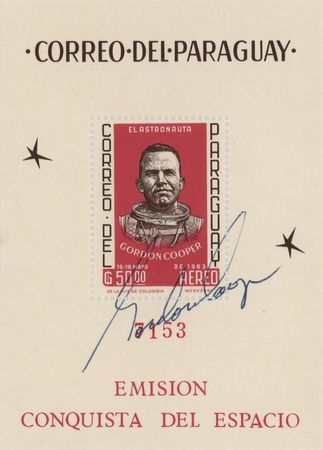 Lot #8426 Astronauts Signed 'Sieger' Stamp Collection (20) with Neil Armstrong - Image 19