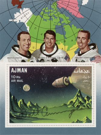 Lot #8426 Astronauts Signed 'Sieger' Stamp Collection (20) with Neil Armstrong - Image 5