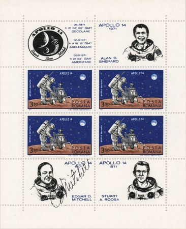 Lot #8426 Astronauts Signed 'Sieger' Stamp Collection (20) with Neil Armstrong - Image 8