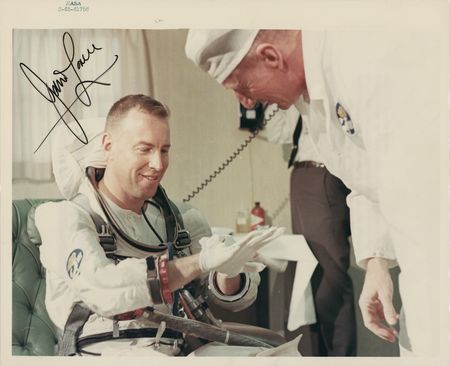 Lot #8111 James Lovell Signed Photograph - Image 1