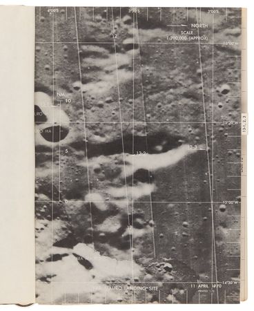 Lot #8279 Apollo 13 Training-Used 'Lunar Landmark Maps' Booklet Signed by James Lovell and Fred Haise - Image 5