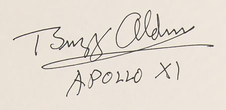 Lot #8221 Buzz Aldrin and Chris Kraft Signed Book - Men from Earth - Image 2