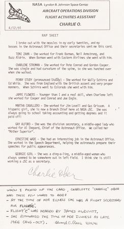 Lot #8194 Apollo 11 Signed 'Get Well' Card with (13) Apollo Astronaut Signatures - Presented to an Astronaut Office Secretary - Image 5