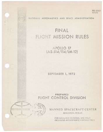 Lot #8451 Apollo 15, 16, and 17 'EVA and Lunar Surface' Manuals and Documents - Image 12