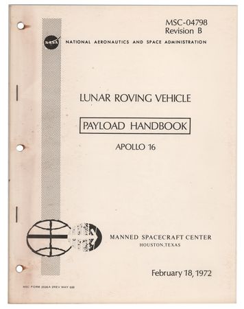 Lot #8451 Apollo 15, 16, and 17 'EVA and Lunar Surface' Manuals and Documents - Image 23