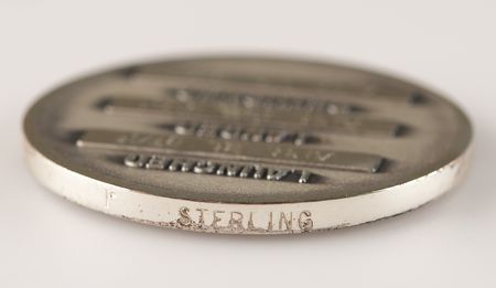 Lot #8374 Apollo 16 Unflown Robbins Medallion - From the Personal Collection of Edgar Mitchell - Image 3