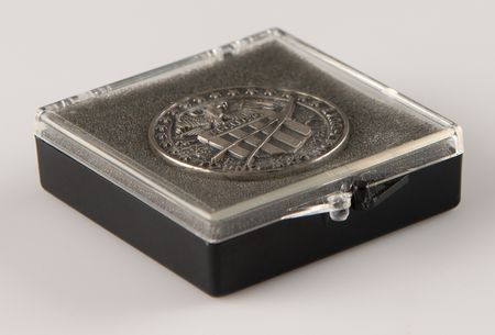 Lot #8374 Apollo 16 Unflown Robbins Medallion - From the Personal Collection of Edgar Mitchell - Image 4