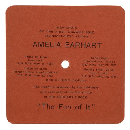 Lot #8005 Amelia Earhart Signed Book - The Fun of It - Image 9