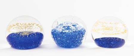 Lot #8454 Apollo Paperweights by John Gentile (3) - Image 2