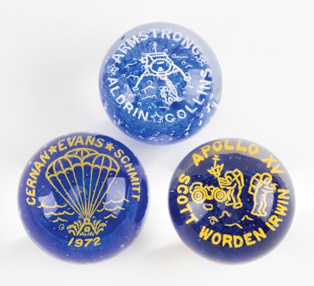 Lot #8454 Apollo Paperweights by John Gentile (3) - Image 3