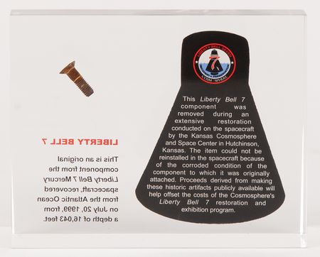 Lot #8051 Liberty Bell 7 Flown Film and Screw - Image 5