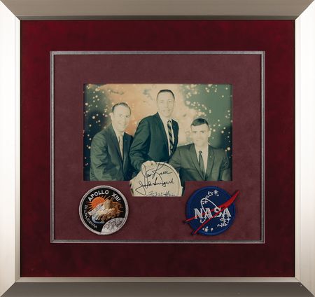 Lot #8285 Apollo 13 Crew-Signed Photograph - Image 1