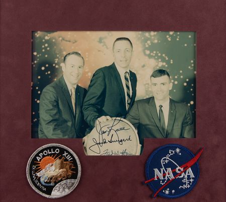 Lot #8285 Apollo 13 Crew-Signed Photograph - Image 2