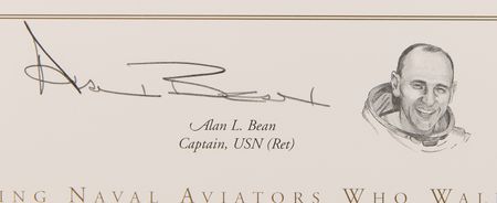 Lot #8443 Moonwalkers: Alan Bean, Gene Cernan, and Edgar Mitchell Signed Print - 'Hello Universe' (Ltd. Ed. #30/550) - Image 4