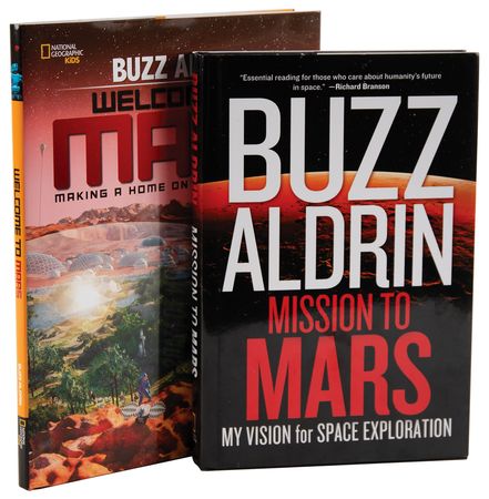 Lot #8216 Buzz Aldrin (2) Signed Books - Image 1