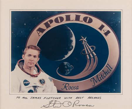 Lot #8320 Apollo 14 (3) Signed Photographs - Shepard, Mitchell, and Roosa - Image 4