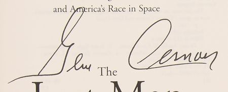 Lot #8412 Gene Cernan Signed Book - The Last Man on the Moon - Image 2