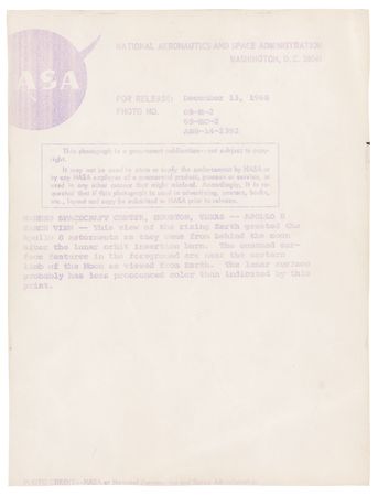 Lot #8142 Bill Anders Signed Photograph - Image 2