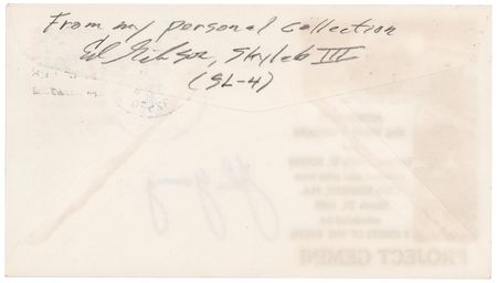 Lot #8120 John Young Signed Gemini 3 Launch Day Cover - From the Personal Collection of Skylab Astronaut Ed Gibson - Image 2