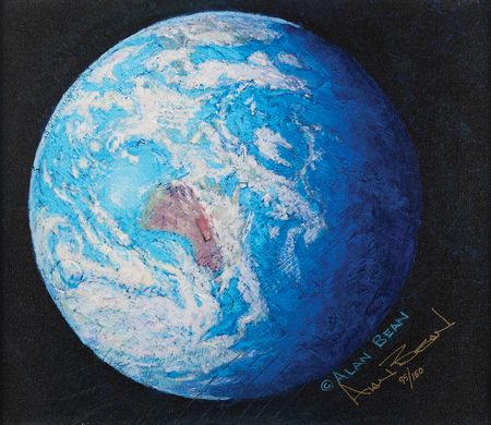 Lot #8263 Alan Bean Signed Giclee Print - 'A Jewel in the Heavens' (Ltd. Ed #95/150) - 14˝ x 12˝ - Image 2